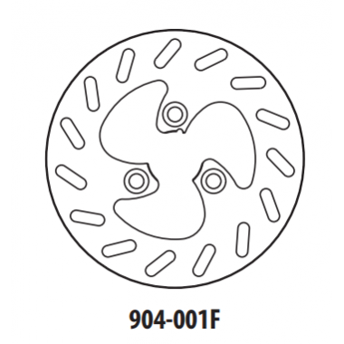Stabdžių diskas GOLDFREN priekinių 220 mm