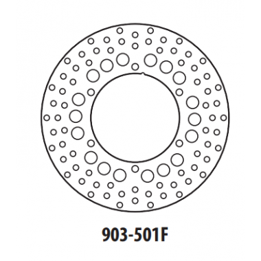 Stabdžių diskas GOLDFREN priekinių 245 mm