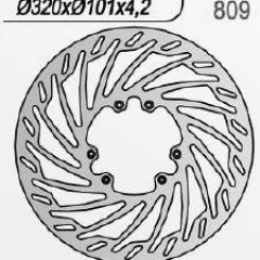 Stabdžių diskas NG 809