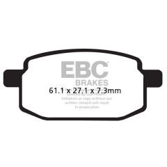 Stabdžių trinkelės EBC SFAC169