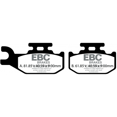 Stabdžių trinkelės EBC