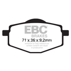 Stabdžių trinkelės EBC MXS101
