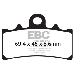 Stabdžių trinkelės EBC FA606HH