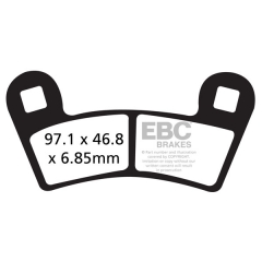 Stabdžių trinkelės EBC FA456R