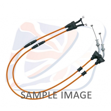 Throttle cables (pair) Venhill featherlight, oranžinės spalvos