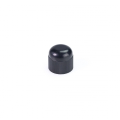 Valve cap KYB 120140000201, juodos spalvos plastic