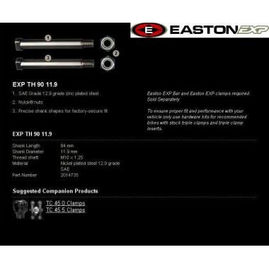 Vairo montavimo rinkinys EASTON EXP EXP
