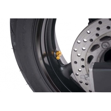 Valves for tubeless wheels PUIG, geltonos spalvos D 8,3mm