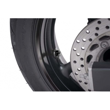 Valves for tubeless wheels PUIG, juodos spalvos D 8,3mm