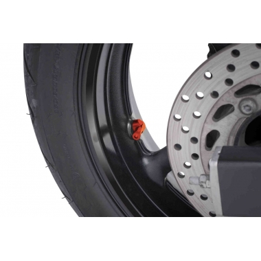 Valves for tubeless wheels PUIG, oranžinės spalvos D 8,3mm