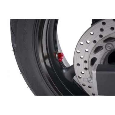 Valves for tubeless wheels PUIG, raudonos spalvos D 8,3mm