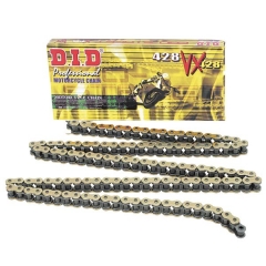 VX series X-Ring chain D.I.D Chain 428VX, 126 narelių ilgio