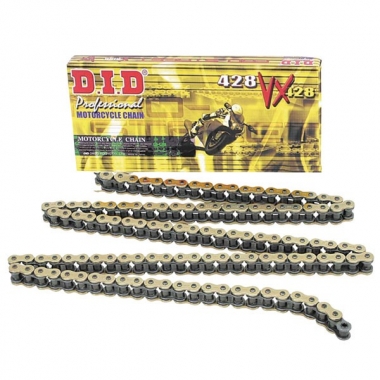 VX series X-Ring chain D.I.D Chain 428VX, 126 narelių ilgio