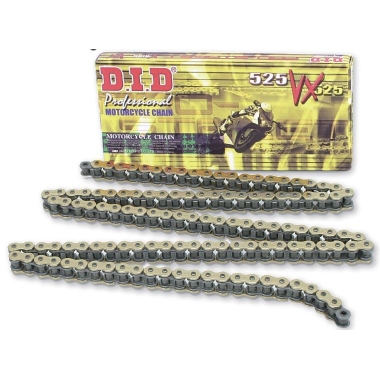 VX series X-Ring chain D.I.D Chain 525VX, 124 narelių ilgio