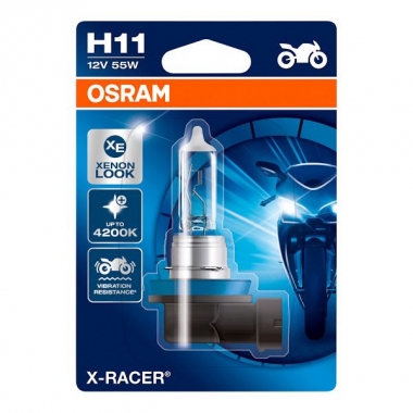 X-racer xenon look lamp OSRAM OSRAM 64211XR-01B PGJ19-2 H11 blister