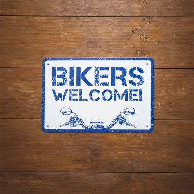 OXFORD GARAGE METAL SIGN: WELCOME
