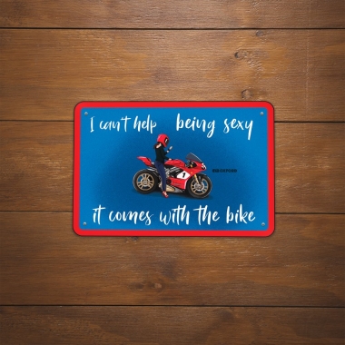 OXFORD GARAGE METAL SIGN: IT COMES WITH THE BIKE