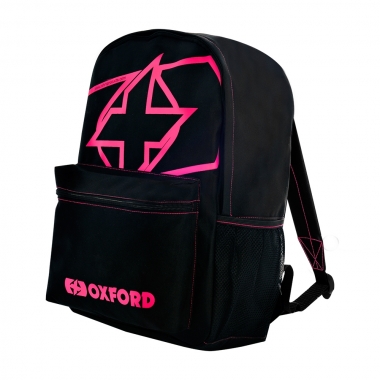 OXFORD BACKPACK X-RIDER ESSENTIAL BLACK/PINK