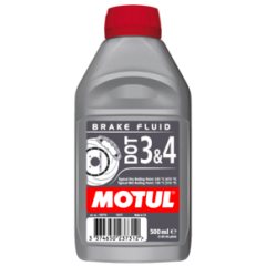 Synthetic brake fluid Oil MOTUL DOT 3&4 BRAKE FLUID 500ml