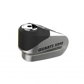 Motociklo apsaugai Oxford Quartz XD10 disc lock(10mm pin) Brushed stainless effect