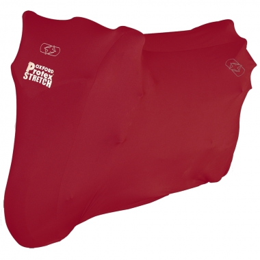 BIKE COVER OXFORD PROTEX STRETCH INDOOR RED XLARGE