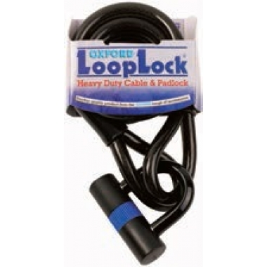 OXFORD LOOP LOCK15 CABLE LOCK+MINI SHACKLE 15MMX 2MTR